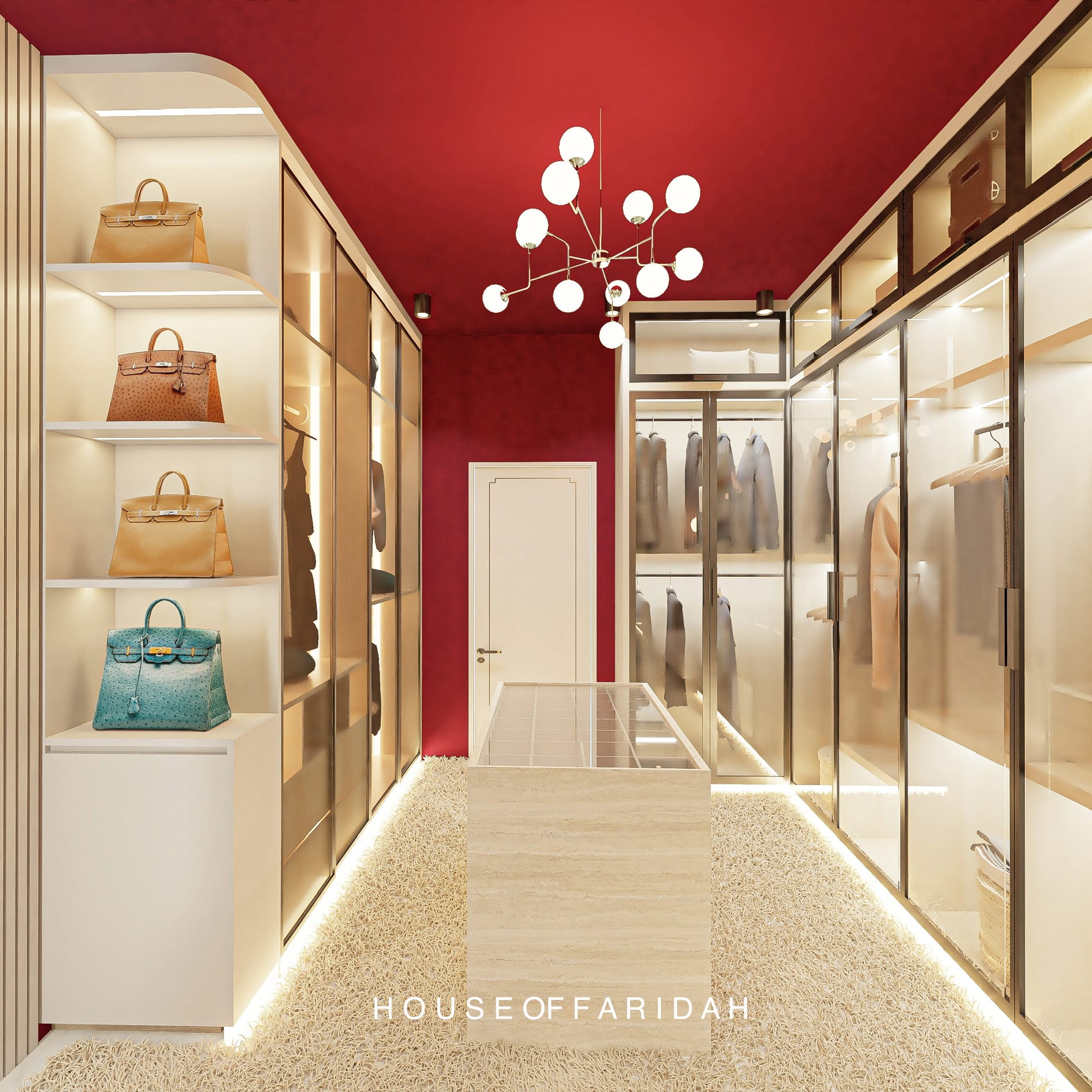 Luxury walk in closet